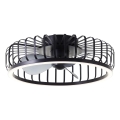 Brilliant - LED-dimmbare Deckenleuchte mit Ventilator CAPO LED/36W/230V 2700-6500K Ø 48 cm schwarz + Fernbedienung
