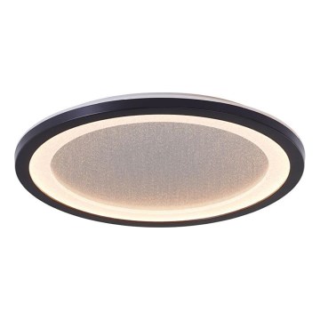Brilliant - LED dimmbare Deckenleuchte MOSAKO LED/20W/230V 2700K Ø 29,5 cm schwarz