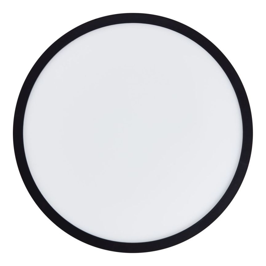 Brilliant - SORELL dimmbare LED-Deckenleuchte LED/24W/230V 3000-6500K Ø 42 cm schwarz + Fernbedienung
