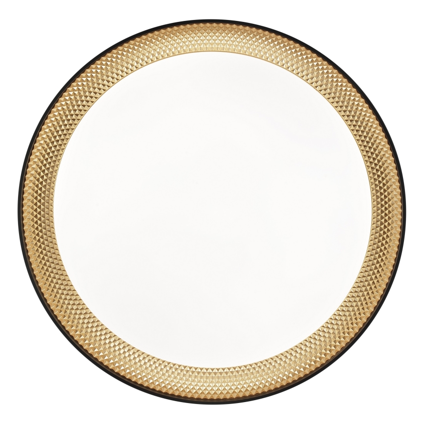 Brilliant - Dimmbare LED-Deckenleuchte WALDO LED/24W/230V 3000-6500K Ø 38,5 cm schwarz/gold + Fernbedienung