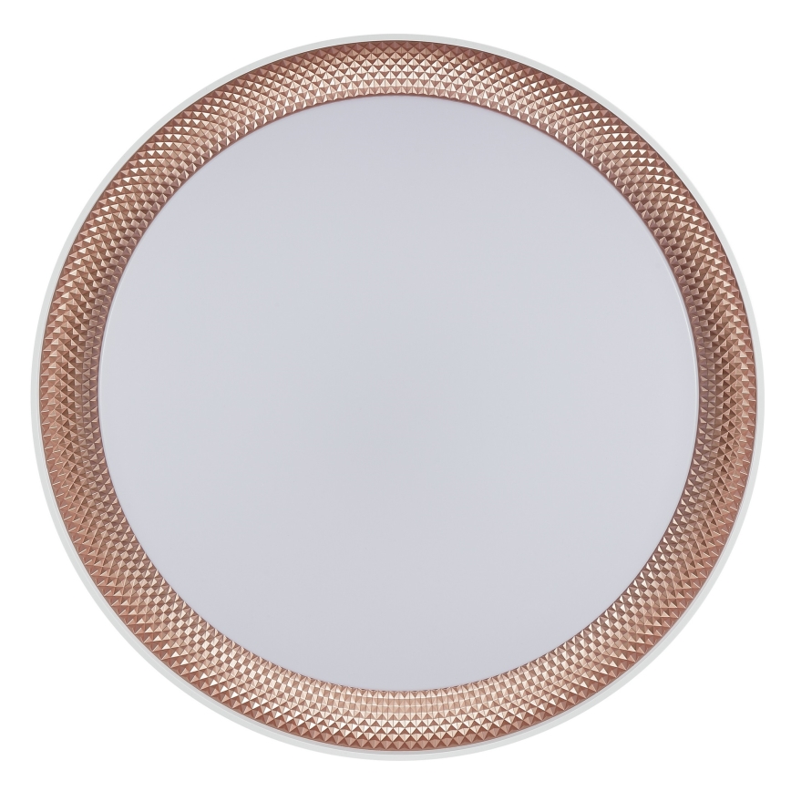 Brilliant - dimmbare LED-Deckenleuchte WALDO LED/24W/230V 3000-6500K Ø 38,5 cm weiß/roségold + Fernbedienung