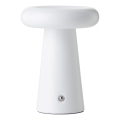 Brilliant - LED dimmbare Touch-Außen-Tischlampe MUFFIN LED/3W/5V USB 2600 mAh IP44 weiß