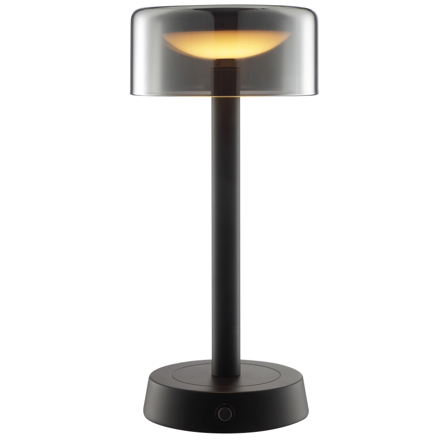 Brilliant - LED-dimmbare, wiederaufladbare Touch-Außen-Tischleuchte RAZOR LED/2,5W/5V 2700K 2600 mAh IP44 schwarz