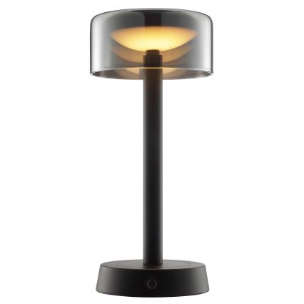 Brilliant - LED-dimmbare, wiederaufladbare Touch-Außen-Tischleuchte RAZOR LED/2,5W/5V 2700K 2600 mAh IP44 schwarz