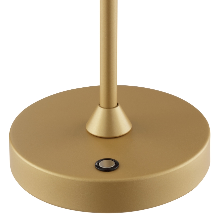 Brilliant - LED dimmbare, wiederaufladbare Touch-Tischlampe für den Außenbereich ELORA LED/2,5W/5V 2700K 2600 mAh IP44 goldfarben