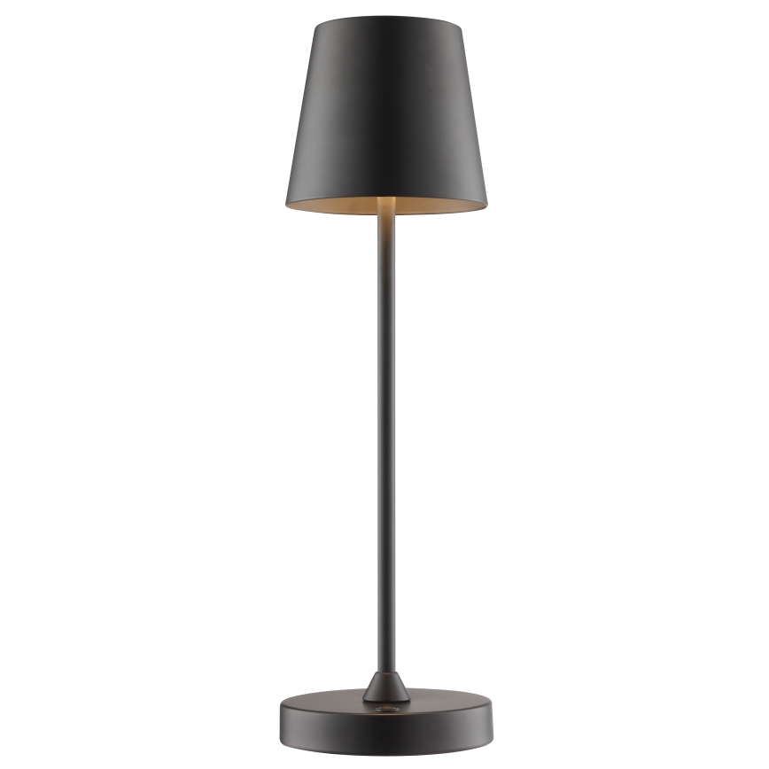 Brilliant - dimmbare, wiederaufladbare Touch-Außen-Tischleuchte ELORA LED/2,5W/5V 2700K 2600 mAh IP44 schwarz