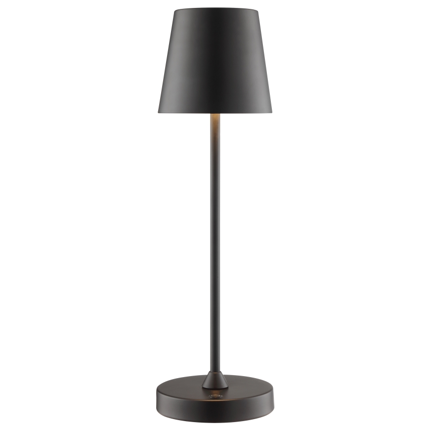 Brilliant - dimmbare, wiederaufladbare Touch-Außen-Tischleuchte ELORA LED/2,5W/5V 2700K 2600 mAh IP44 schwarz