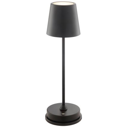 Brilliant - dimmbare, wiederaufladbare Touch-Außen-Tischleuchte ELORA LED/2,5W/5V 2700K 2600 mAh IP44 schwarz