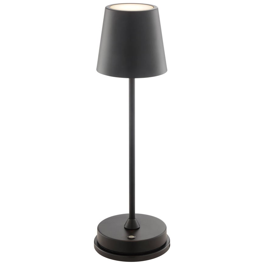 Brilliant - dimmbare, wiederaufladbare Touch-Außen-Tischleuchte ELORA LED/2,5W/5V 2700K 2600 mAh IP44 schwarz