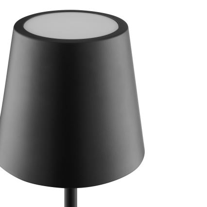 Brilliant - dimmbare, wiederaufladbare Touch-Außen-Tischleuchte ELORA LED/2,5W/5V 2700K 2600 mAh IP44 schwarz