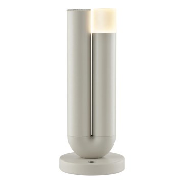 Brilliant - LED-dimmbare, wiederaufladbare, touchgesteuerte Außen-Tischlampe SAYU LED/2,5W/5V 2700K 2600 mAh IP44 grau