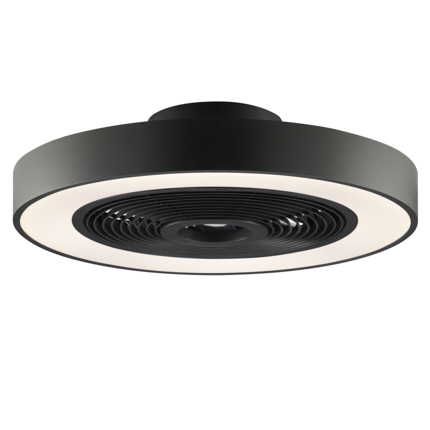 Brilliant - LED RGBW dimmbare Deckenleuchte mit Ventilator CATANIA LED/37W/230V 2700-6500K Ø 48,6 cm schwarz + Fernbedienung