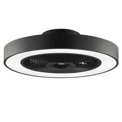 Brilliant - LED RGBW dimmbare Deckenleuchte mit Ventilator CATANIA LED/37W/230V 2700-6500K Ø 48,6 cm schwarz + Fernbedienung