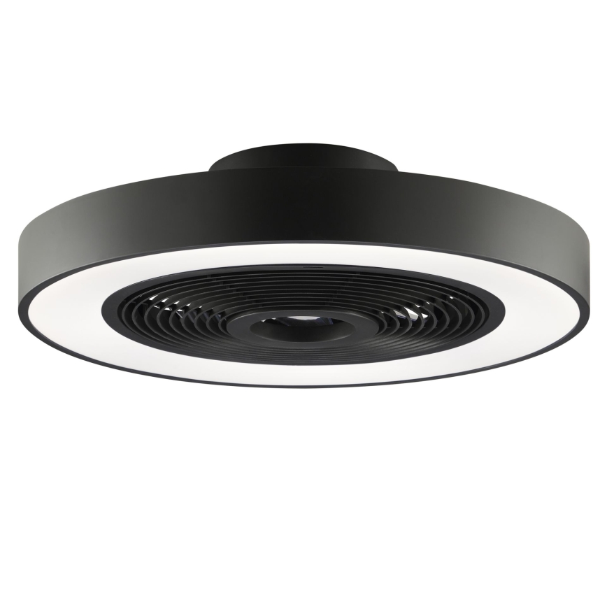 Brilliant - LED RGBW dimmbare Deckenleuchte mit Ventilator CATANIA LED/37W/230V 2700-6500K Ø 48,6 cm schwarz + Fernbedienung