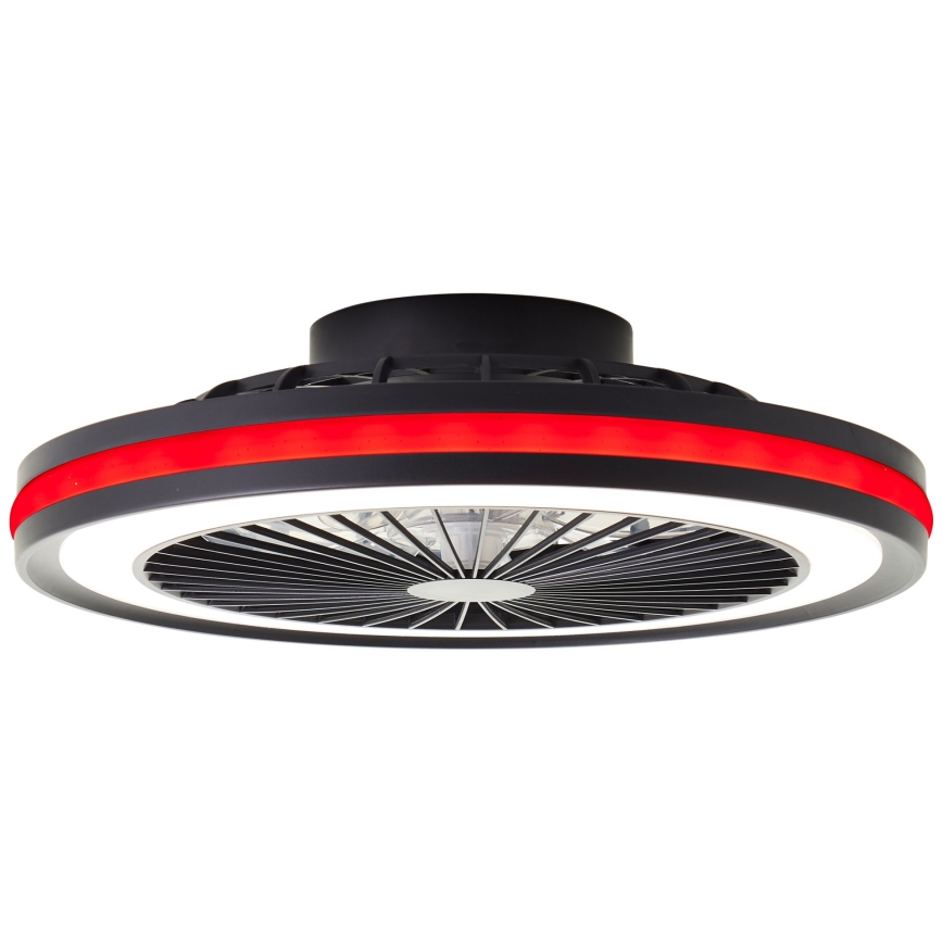 Brilliant - LED RGBW dimmbare Deckenleuchte mit Ventilator PALMERO LED/40W/230V 2700-6500K Ø 46,6 cm beige + Fernbedienung