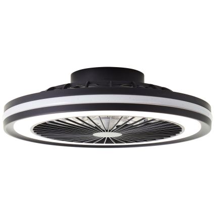 Brilliant - LED RGBW dimmbare Deckenleuchte mit Ventilator PALMERO LED/40W/230V 2700-6500K Ø 46,6 cm beige + Fernbedienung