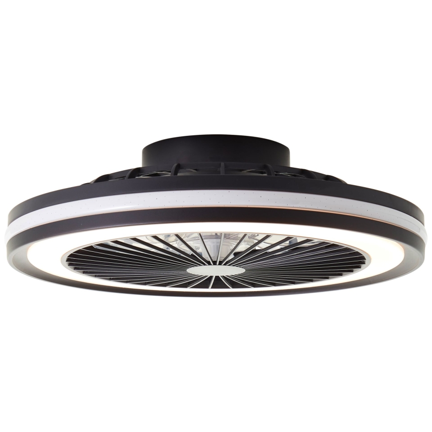 Brilliant - LED RGBW dimmbare Deckenleuchte mit Ventilator PALMERO LED/40W/230V 2700-6500K Ø 46,6 cm beige + Fernbedienung