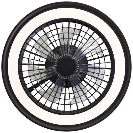 Brilliant - LED RGBW dimmbare Deckenleuchte mit Ventilator PALMERO LED/40W/230V 2700-6500K Ø 46,6 cm beige + Fernbedienung