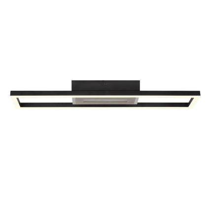 Brilliant - LED RGBW dimmbare Deckenleuchte BESSON LED/20W/230V 3000-6500K schwarz + Fernbedienung