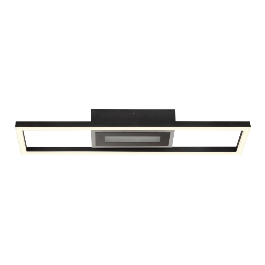 Brilliant - LED RGBW dimmbare Deckenleuchte BESSON LED/20W/230V 3000-6500K schwarz + Fernbedienung