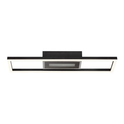 Brilliant - LED RGBW dimmbare Deckenleuchte BESSON LED/20W/230V 3000-6500K schwarz + Fernbedienung
