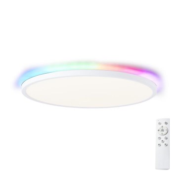 Brilliant - LED RGBW dimmbare Deckenleuchte SALTERY LED/22W/230V 3000-6500K + Fernbedienung