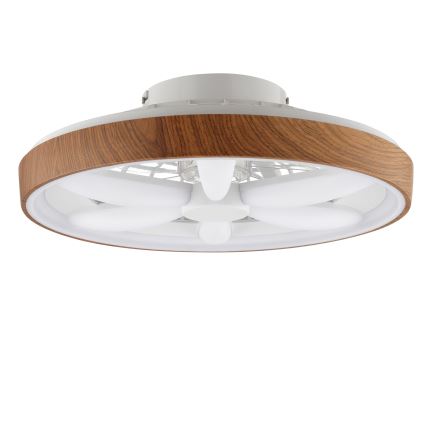 Brilliant - LED RGBW Dimmbarer Deckenventilator GAIANO LED/24W/230V 2700-6500K d 48 cm braun + Fernbedienung