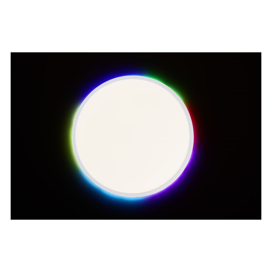 Brilliant - LED RGBW dimmbare Deckenleuchte SALTERY LED/22W/230V 3000-6500K + Fernbedienung