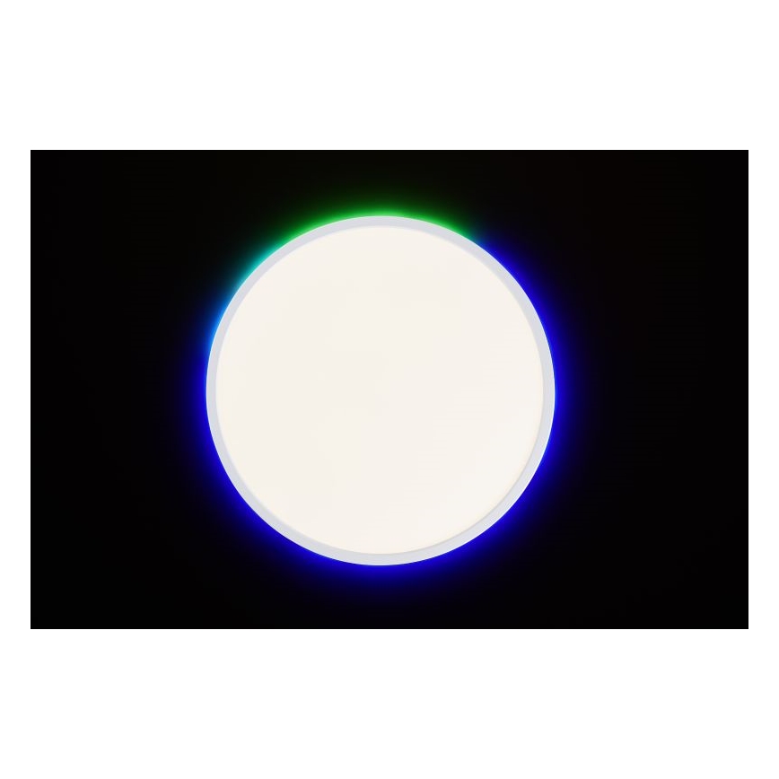 Brilliant - LED RGBW dimmbare Deckenleuchte SALTERY LED/22W/230V 3000-6500K + Fernbedienung
