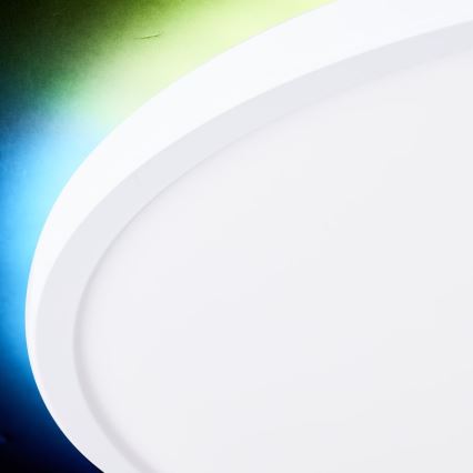 Brilliant - LED RGBW dimmbare Deckenleuchte SALTERY LED/22W/230V 3000-6500K + Fernbedienung