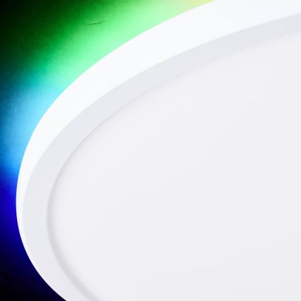 Brilliant - LED RGBW dimmbare Deckenleuchte SALTERY LED/22W/230V 3000-6500K + Fernbedienung