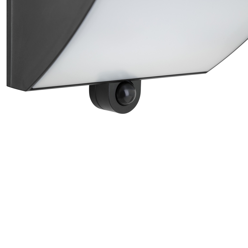 Brilliant - LED-Solar-Wandleuchte mit Sensor SIERRA LED/6W/3,7V 2700/4000/6500K 2000 mAh IP54 schwarz