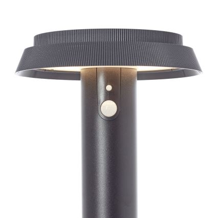 Brilliant - LED-Solarleuchte mit Sensor ALVERO LED/4W/3,7V 70 cm IP44 schwarz