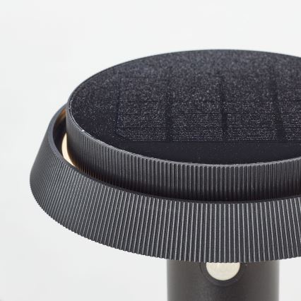 Brilliant - LED-Solarleuchte mit Sensor ALVERO LED/4W/3,7V 70 cm IP44 schwarz