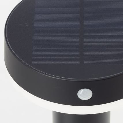 Brilliant - LED-Solarleuchte mit Sensor MAGUA LED/4W/3,7V 50,2 cm IP44 schwarz