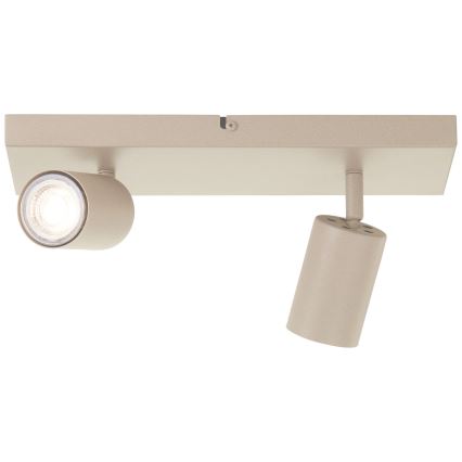 Brilliant - LED-Spot JELLO 2xGU10/5W/230V beige
