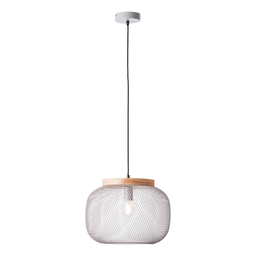 Brilliant - Pendelleuchte an Kabel GIADA 1xE27/40W/230V Ø 39 cm grau