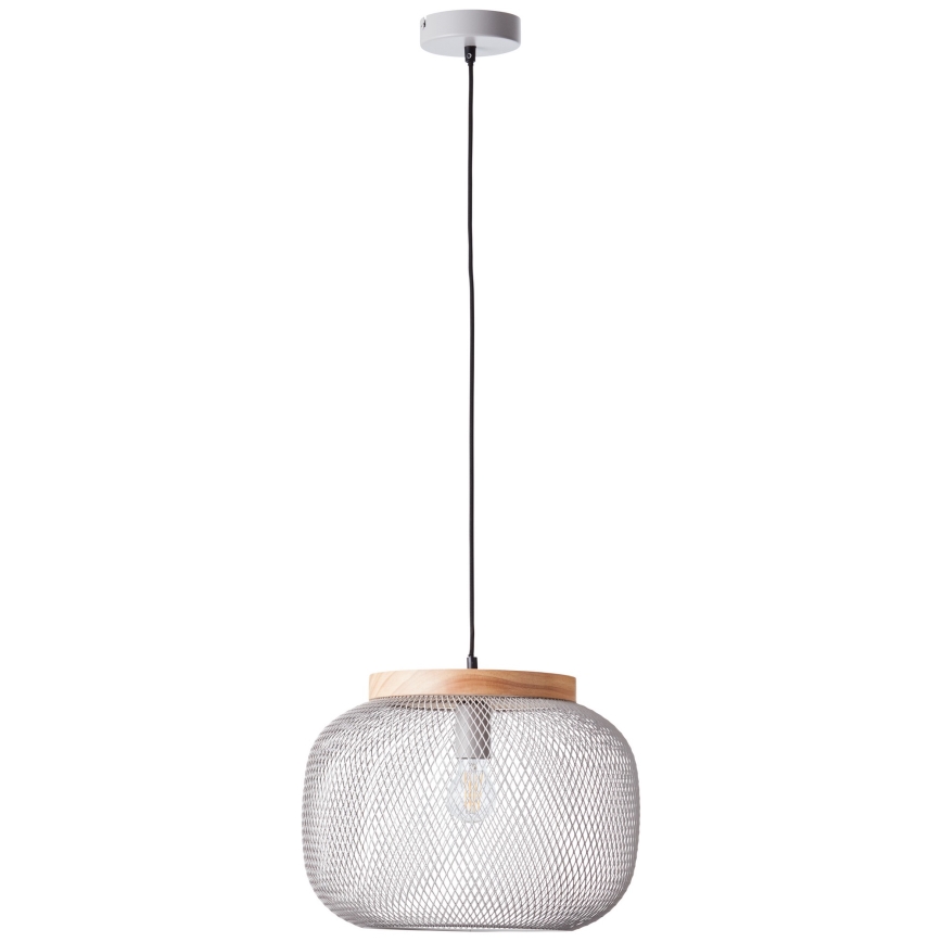 Brilliant - Pendelleuchte an Kabel GIADA 1xE27/40W/230V Ø 39 cm grau