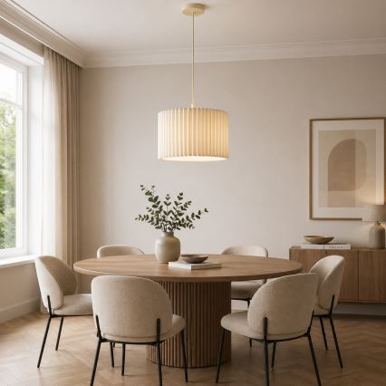Brilliant - Pendelleuchte an Kabel VELIN 1xE27/20W/230V Ø 35 cm creme