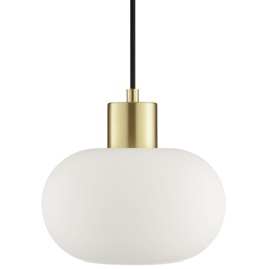 Brilliant - Pendelleuchte FANNY mit Kabel 1xE27/20W/230V Ø 22 cm Messing