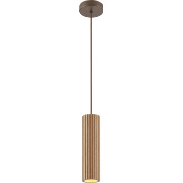 Brilliant - Pendelleuchte LAKEWOOD 1xGU10/10W/230V Ø 10 cm, braun