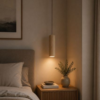 Brilliant - Pendelleuchte LAKEWOOD 1xGU10/10W/230V Ø 10 cm, braun