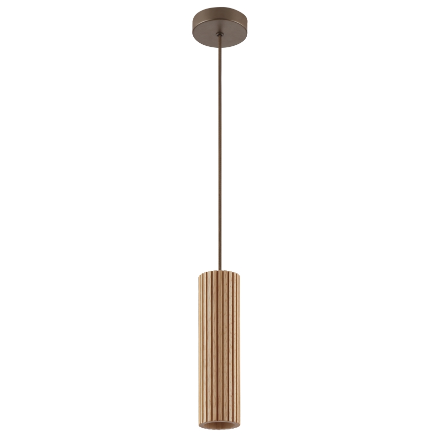 Brilliant - Pendelleuchte LAKEWOOD 1xGU10/10W/230V Ø 10 cm, braun