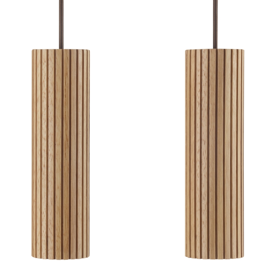 Brilliant - Pendelleuchte mit Kabel LAKEWOOD 5xGU10/10W/230V braun