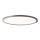 Brilliant - SORELL dimmbare LED-Deckenleuchte LED/24W/230V 3000-6500K Ø 42 cm schwarz + Fernbedienung