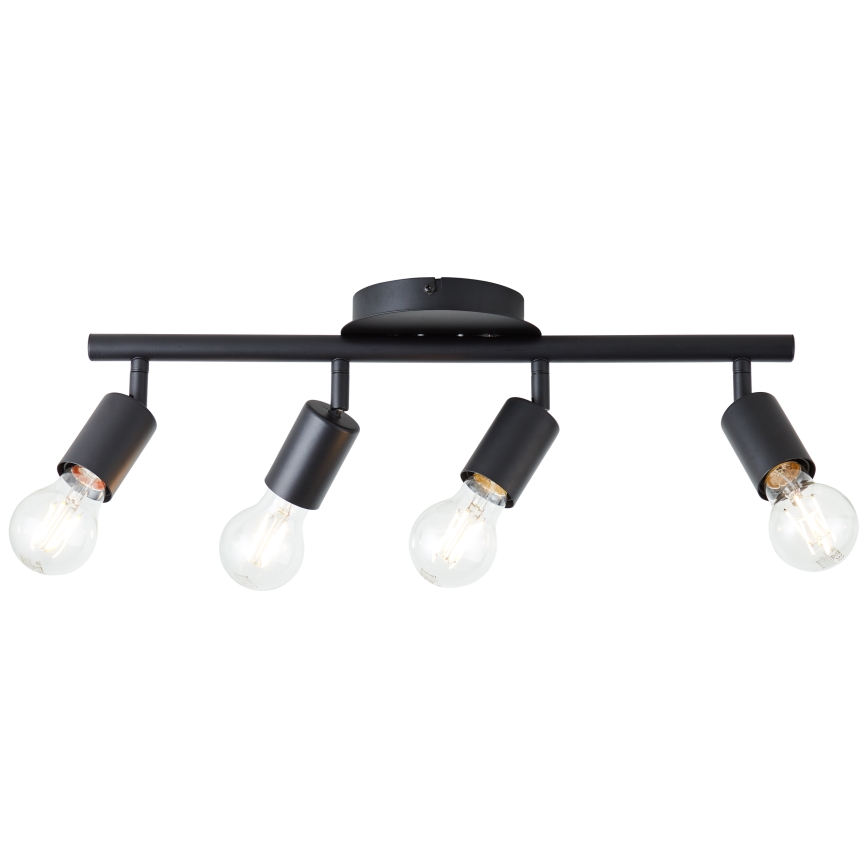 Brilliant - Spotleuchte 4xE27/28W/230V schwarz
