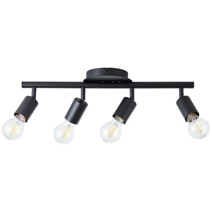 Brilliant - Spotleuchte 4xE27/28W/230V schwarz
