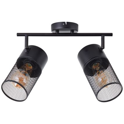 Brilliant - Spotleuchte KAMOLO 2xE27/40W/230V schwarz