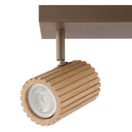 Brilliant - Spotleuchte LAKEWOOD 4xGU10/10W/230V braun