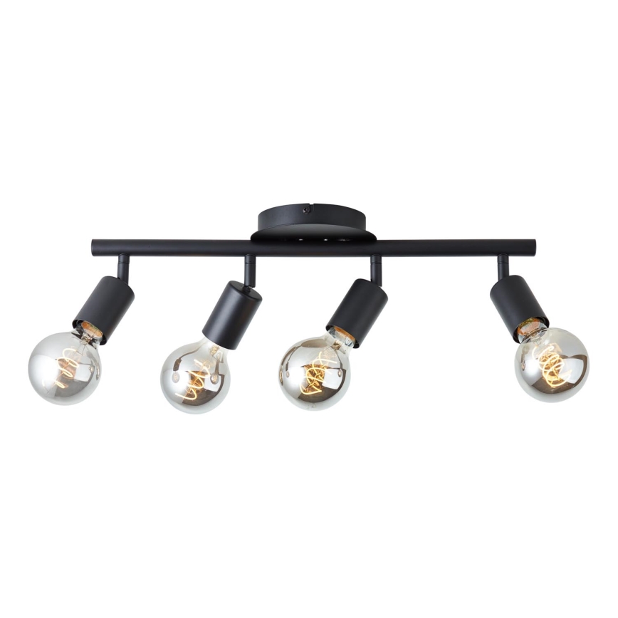 Brilliant - Spotleuchte TIFFANY 4xE27/28W/230V schwarz